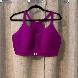 Under Armour Women's Vibrant Magenta Sports Bra 2X